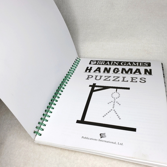 New! Brain Games Hangman Puzzles Book - Picture 5 of 9